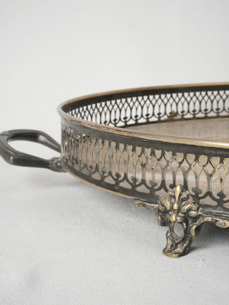 Refined Neoclassical openwork tray