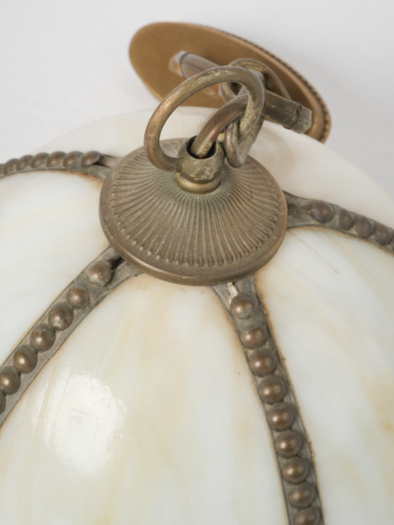 Vintage Art Nouveau Pendant Light