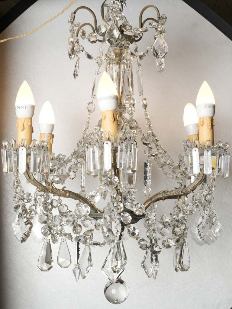 Elegant crystal lighting from 1940s