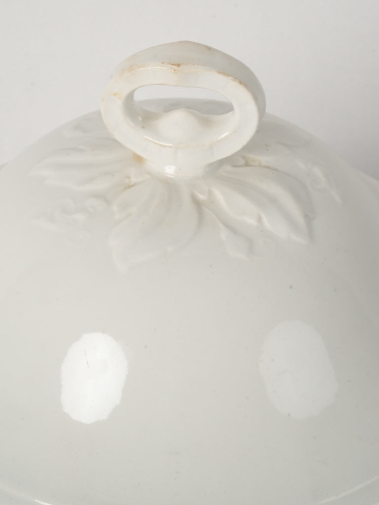 Classic French White Earthenware Tureen