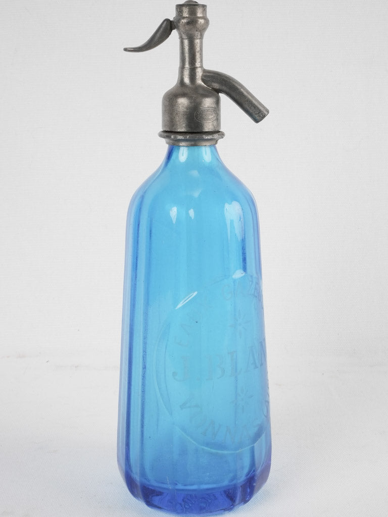 Vintage Blanc branded seltzer bottle