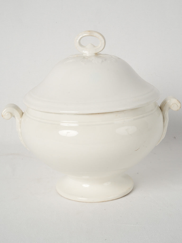 Decorative Sarreguemines Faience Tureen