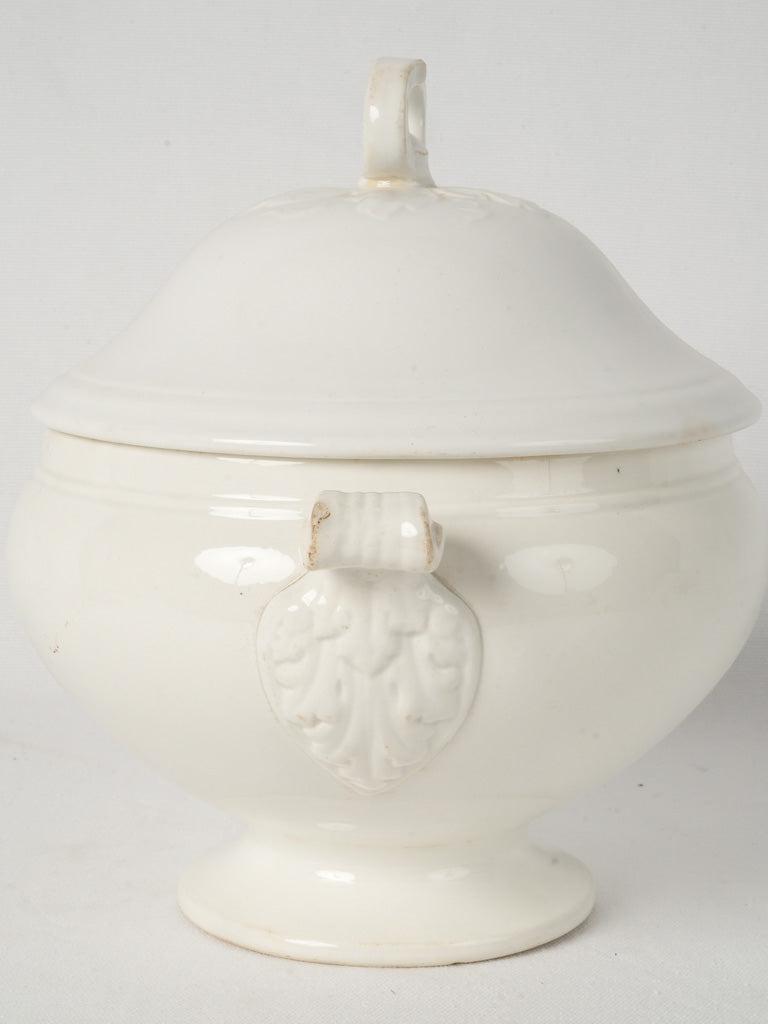 Exquisite Sarreguemines Ceramic Soup Tureen