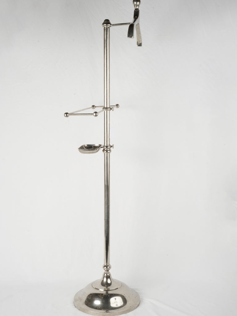 Stylish chrome-plated valet stand