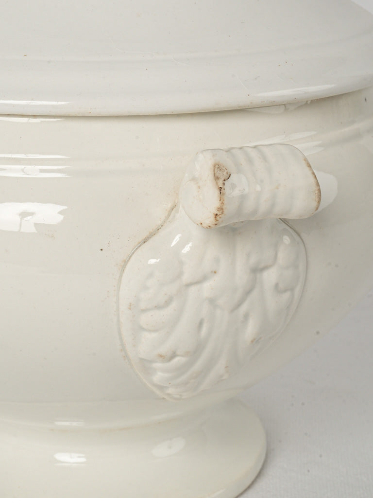 Refined Antique French Sarreguemines Tureen