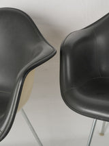 Iconic Eames Molded Fiberglass armchairs