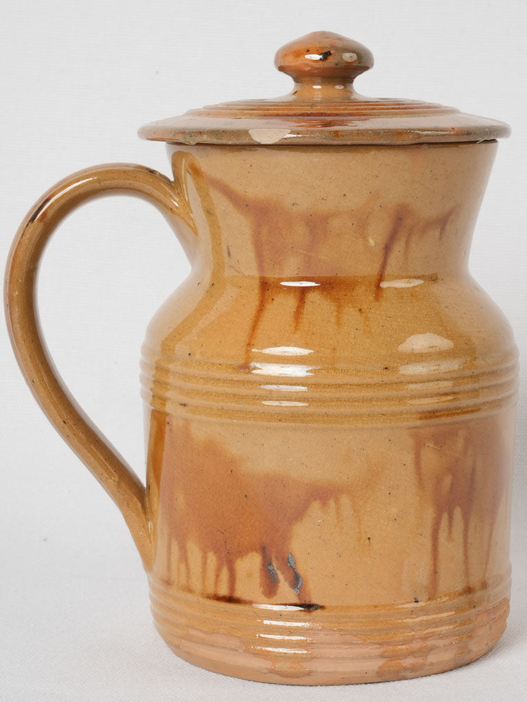 Yellow Ocher Vintage Coffee Pot