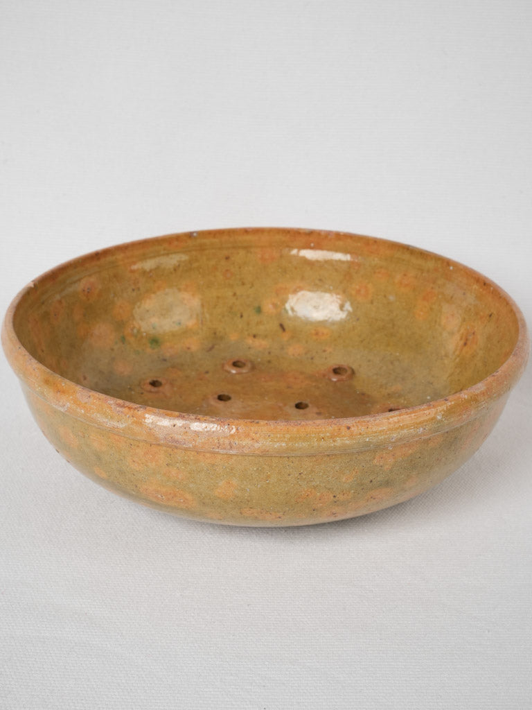 Decorative late-nineteenth century sieve bowl