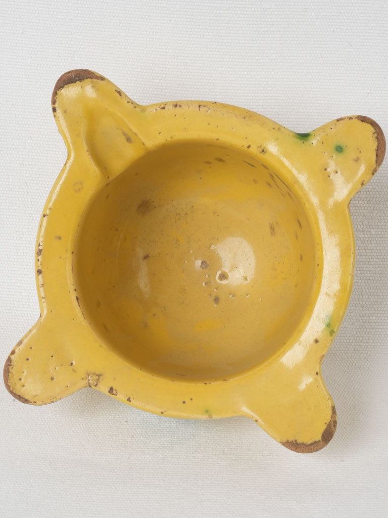 Early-century glazed terracotta mortar