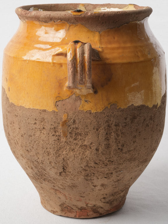 Textured raw terracotta vessel  