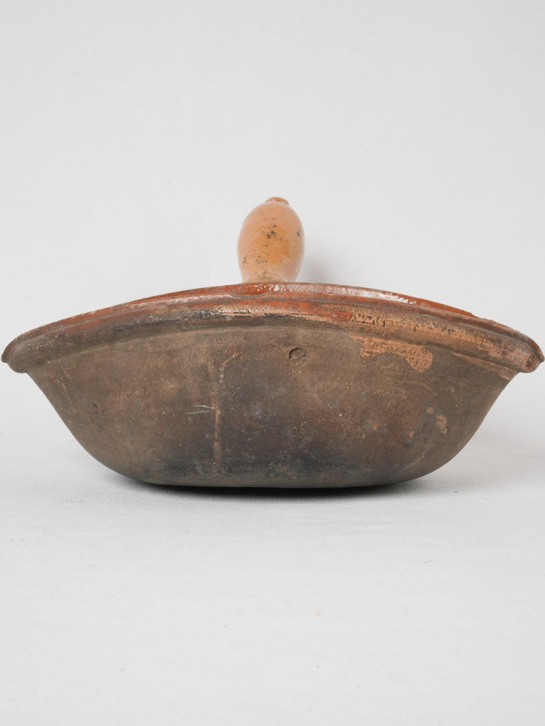 Authentic vintage terracotta cookware