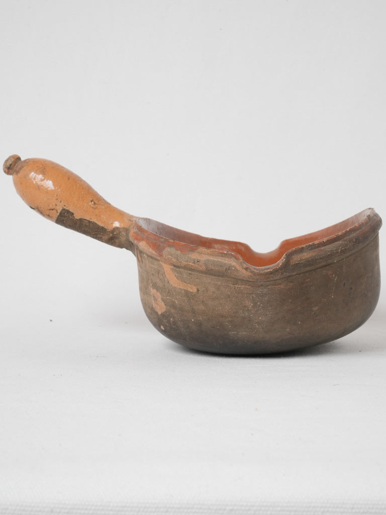 Traditional French terracotta cooking vessel