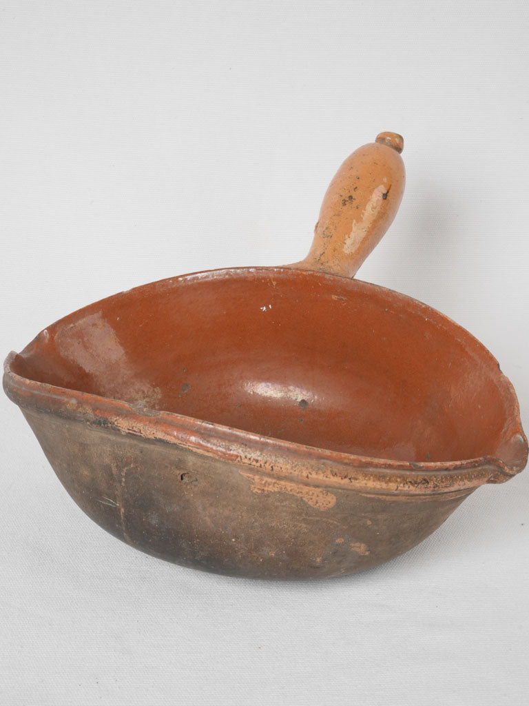 Rare 19th-century terracotta duck pot