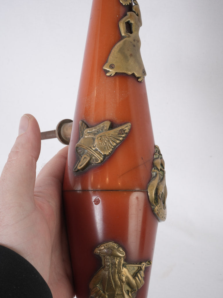 Bakelite Tabac carrots with brass logos