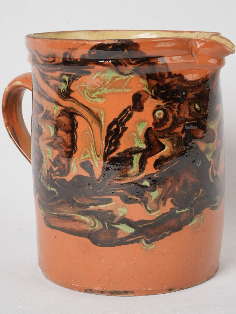 Vintage handcrafted French Alps pitcher