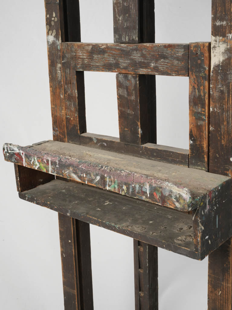 Age-worn vintage Bier & Scholl easel