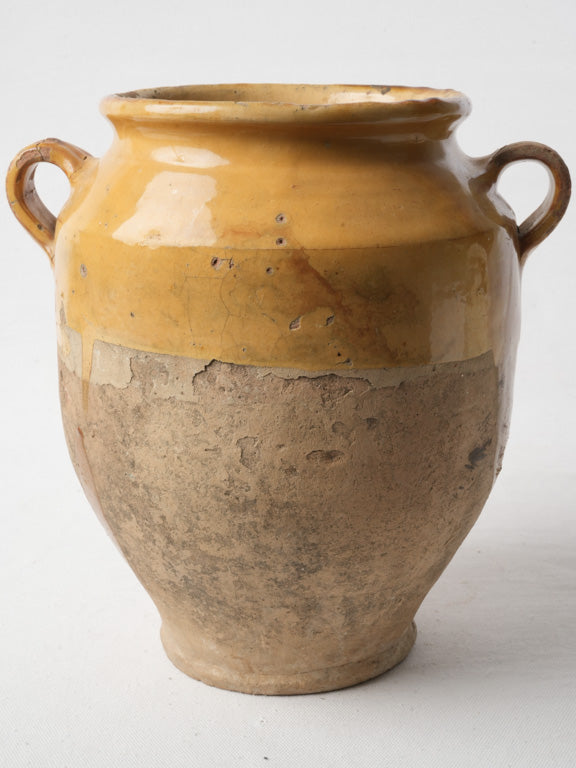 Graced aged ochre French pot