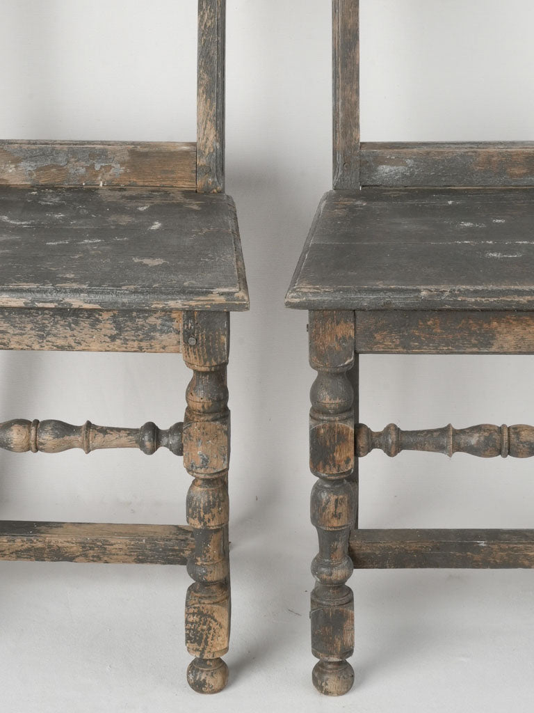 Solid wood French provincial chairs  