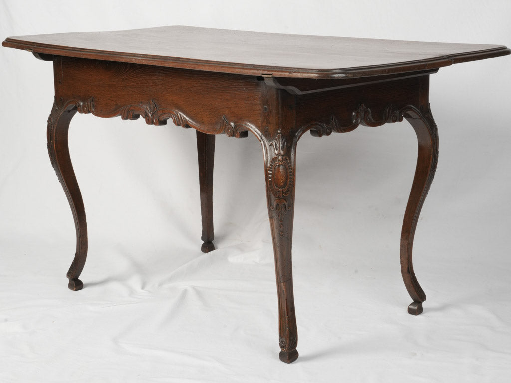 Swiss antiquated wooden service table