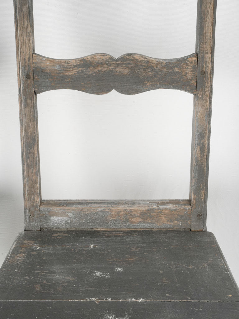 Pair of Rustic 18th-Century French Provincial Side Chairs - 39¾"