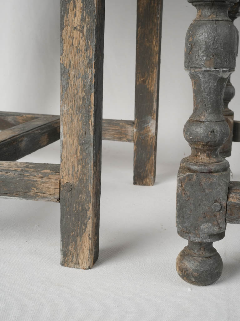 Pair of Rustic 18th-Century French Provincial Side Chairs - 39¾"