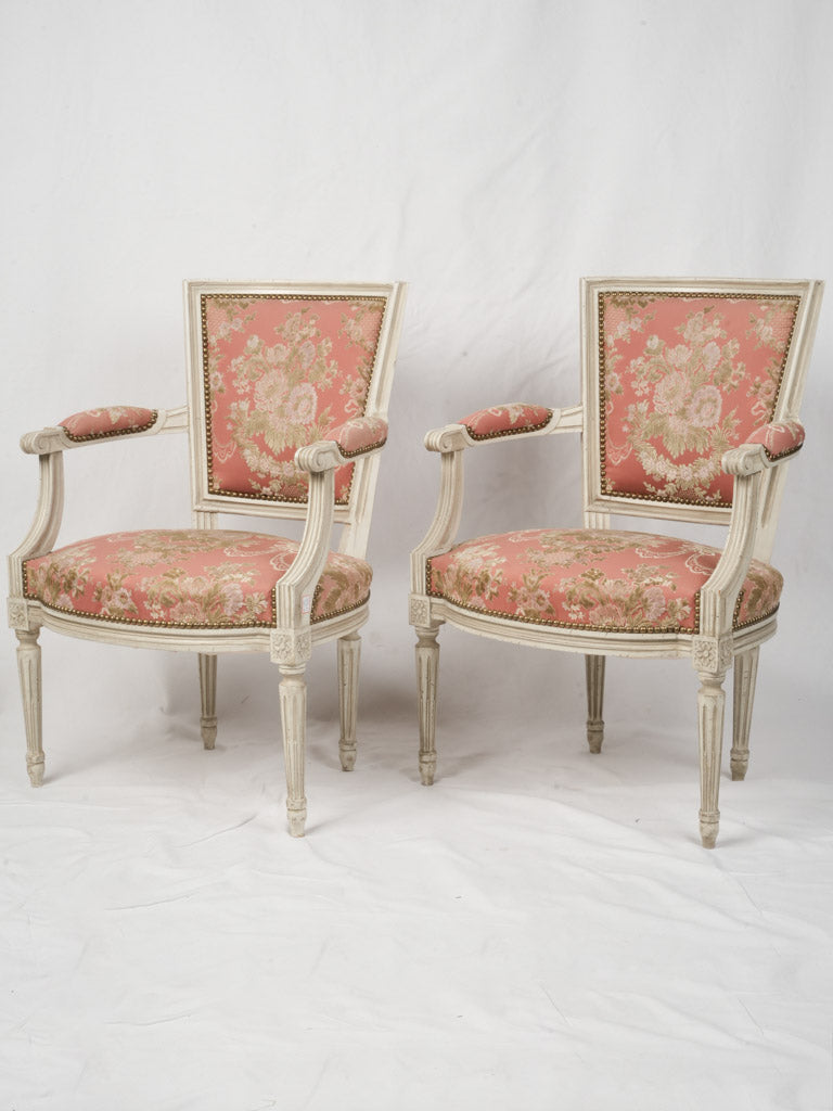 Elegant vintage armchairs pair