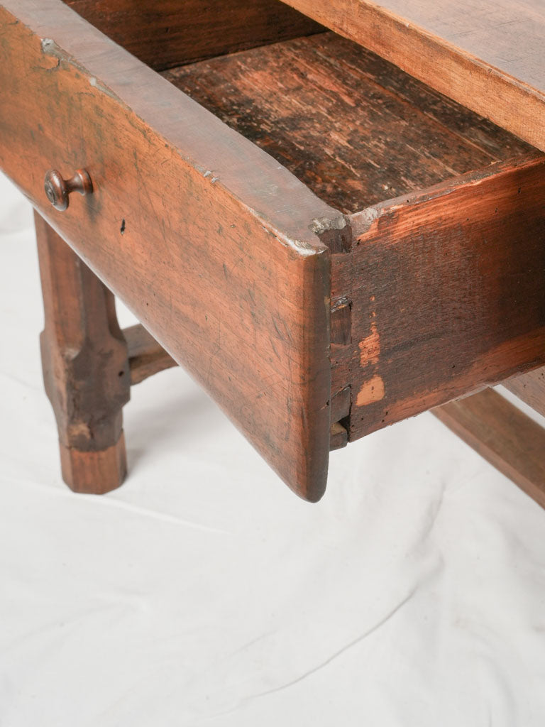 18th-Century French Console Table, Walnut - 48" long