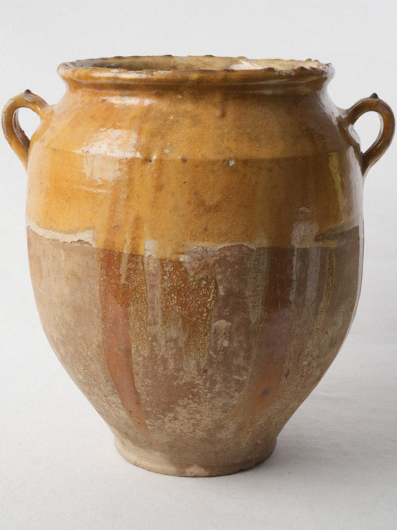 Decorative large terracotta storage vessel  