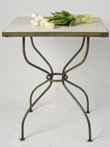 Classic wrought iron garden table