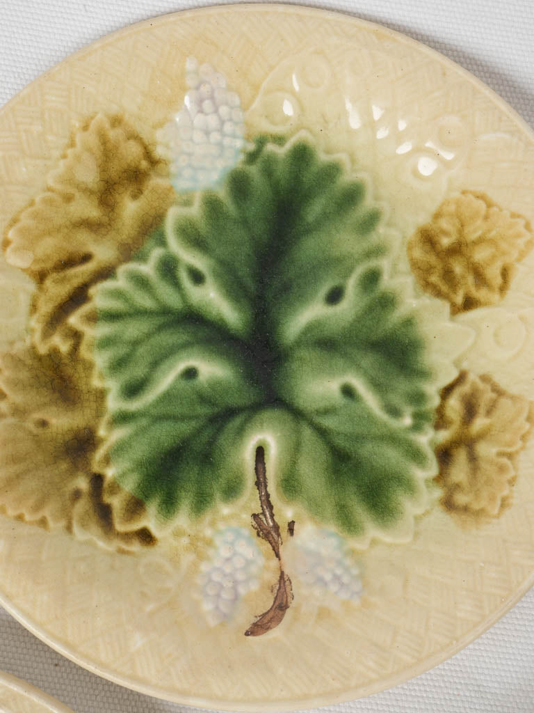 Timeless French Grapes Ceramic Plates