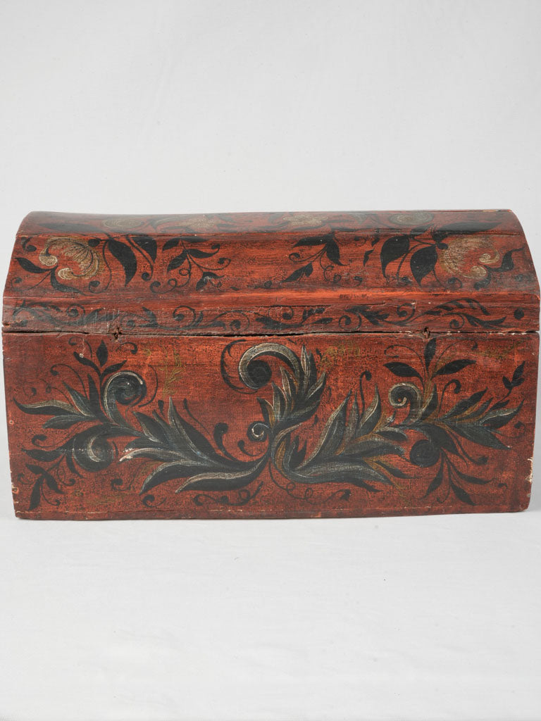 Floral Motif Marriage Coffer Rouen