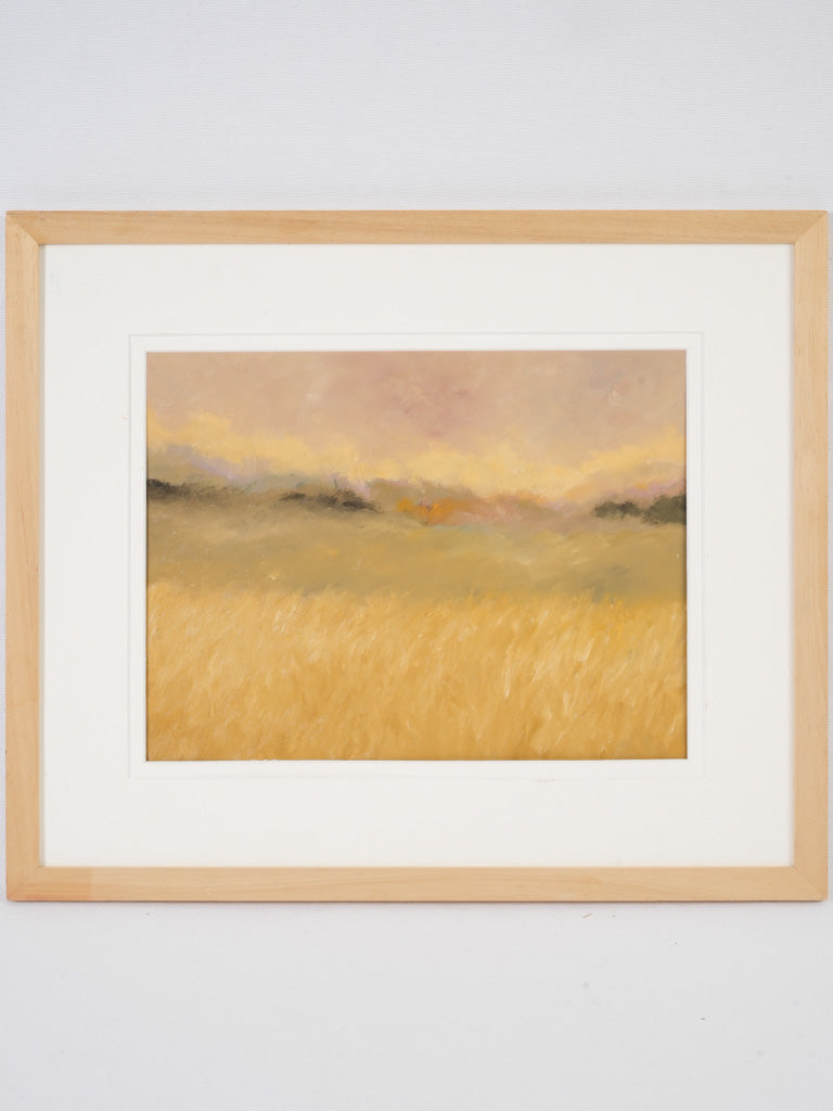 Provence-inspired, contemporary landscape painting