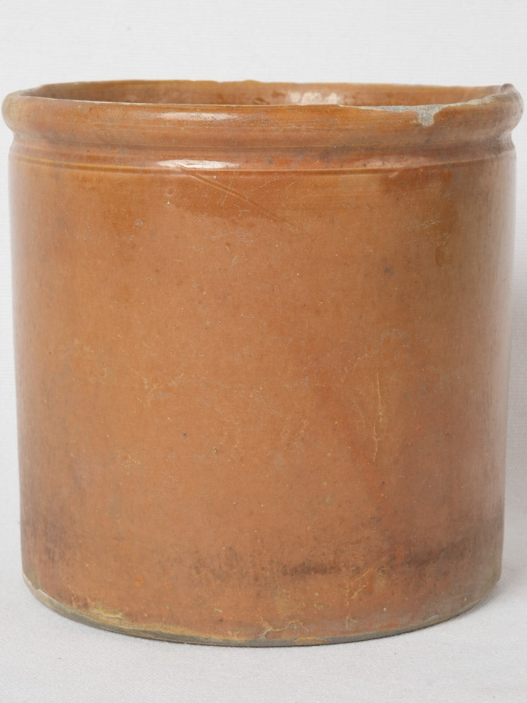 Vintage French glaze preserving pot