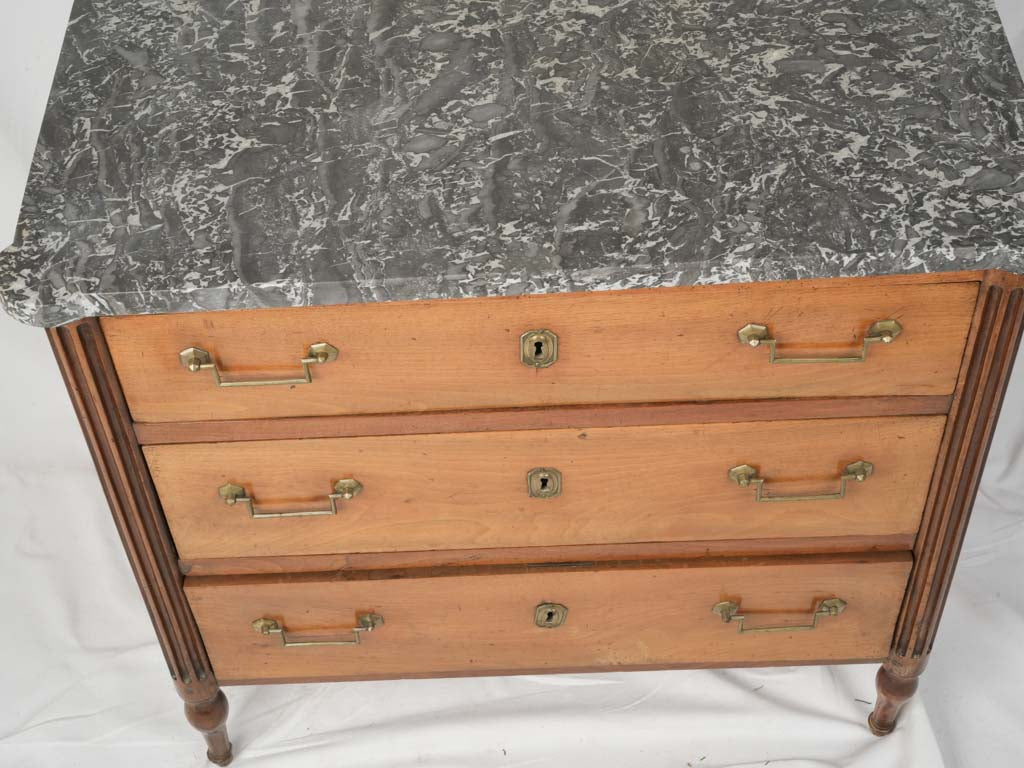 Timeless brass hardware dresser