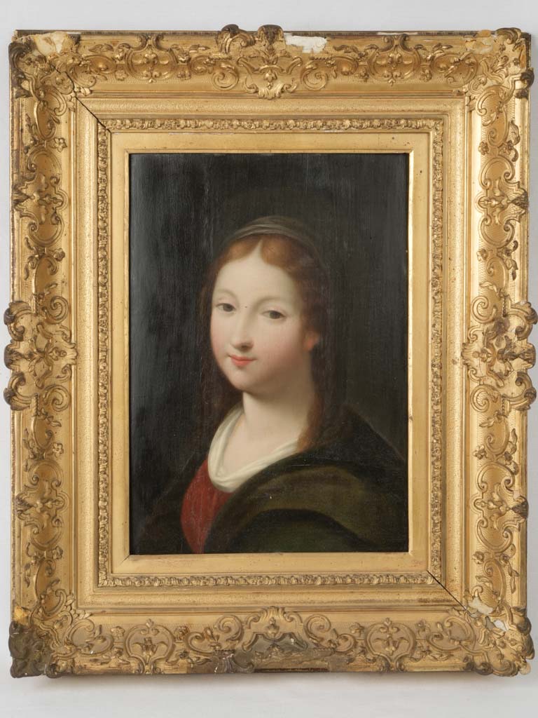 18th century portrait of a Saint 27½" x 22"