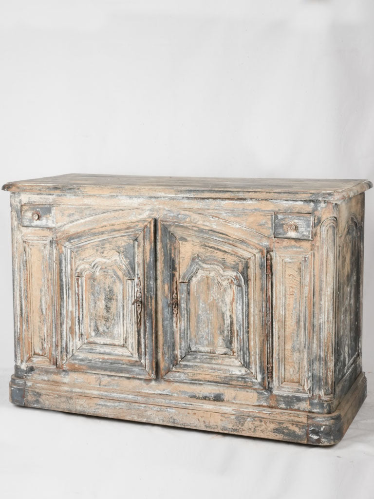 Antique distressed French buffet patina