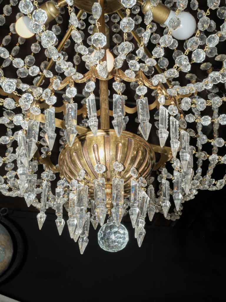 20th-Century Montgolfière Chandelier w/ 6 Lights - 63"