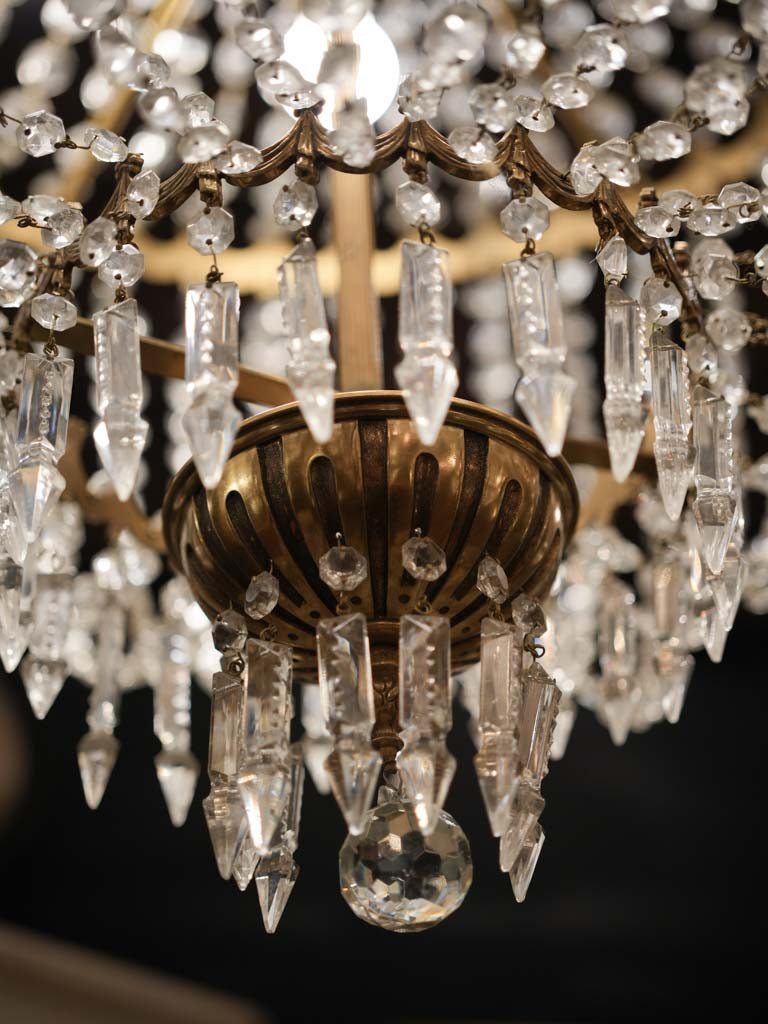 Intricate grand crystal fixture