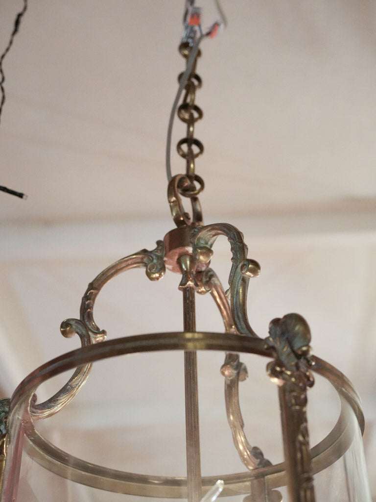 Exquisite Bronze Patina Chandelier