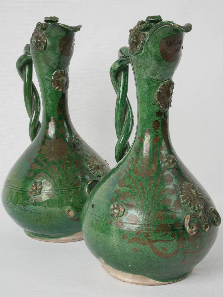 Elegant 19th-century Canakkale Raki pitchers