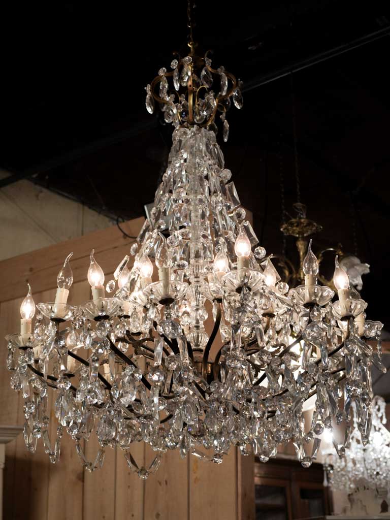 Luxurious crystal-adorned fixture