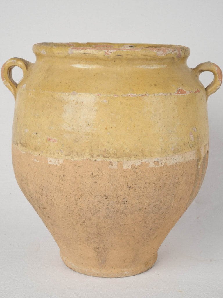 Late 19th-Century French Terracotta Confit Pot 11½"