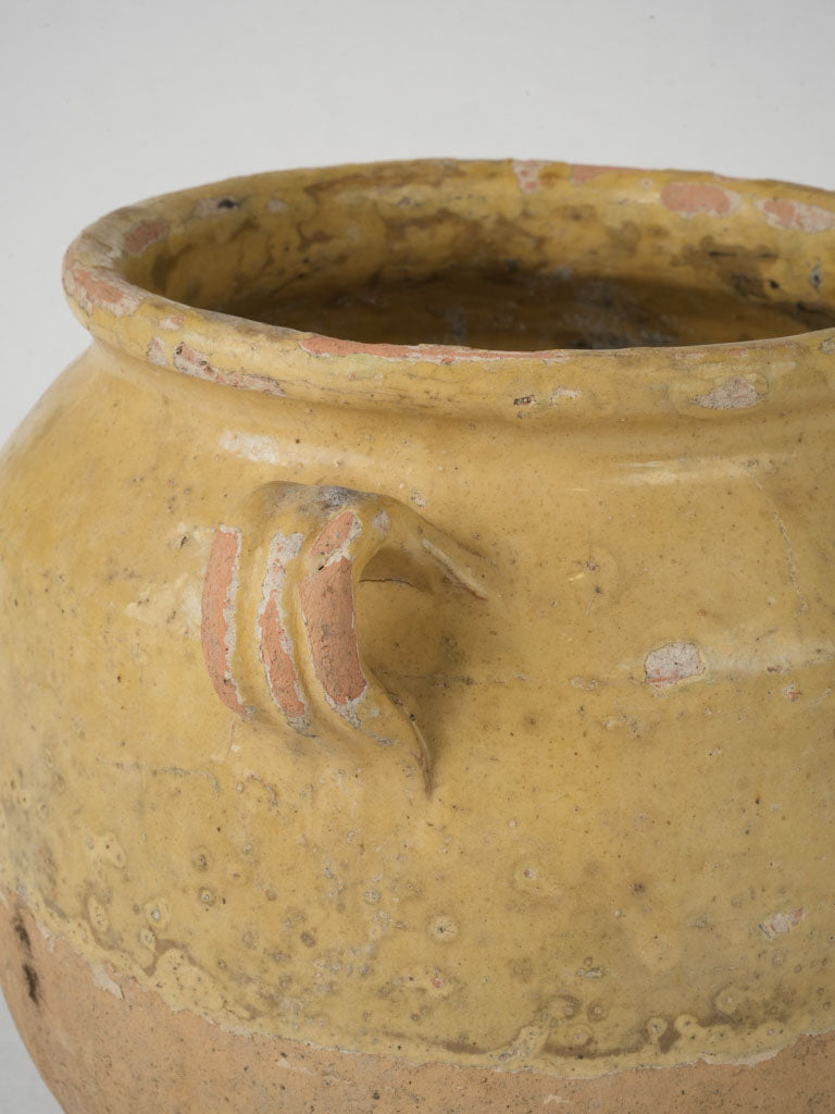 Timeworn glazed French kitchenware  