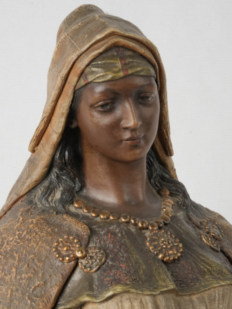 Polychrome terracotta sculpture: Abla, Hejaz tradition