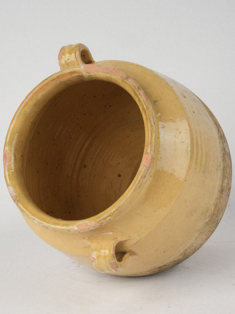 Classic French terracotta cooking pot  