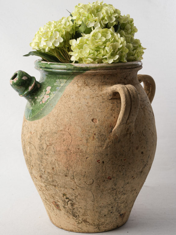 Vintage 18th-century terracotta jug