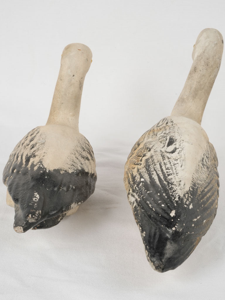 Lovely, weathered, seaside garden storks