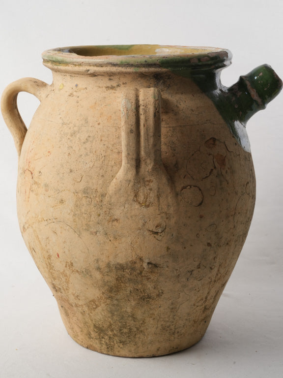 Styled terracotta jug versatile