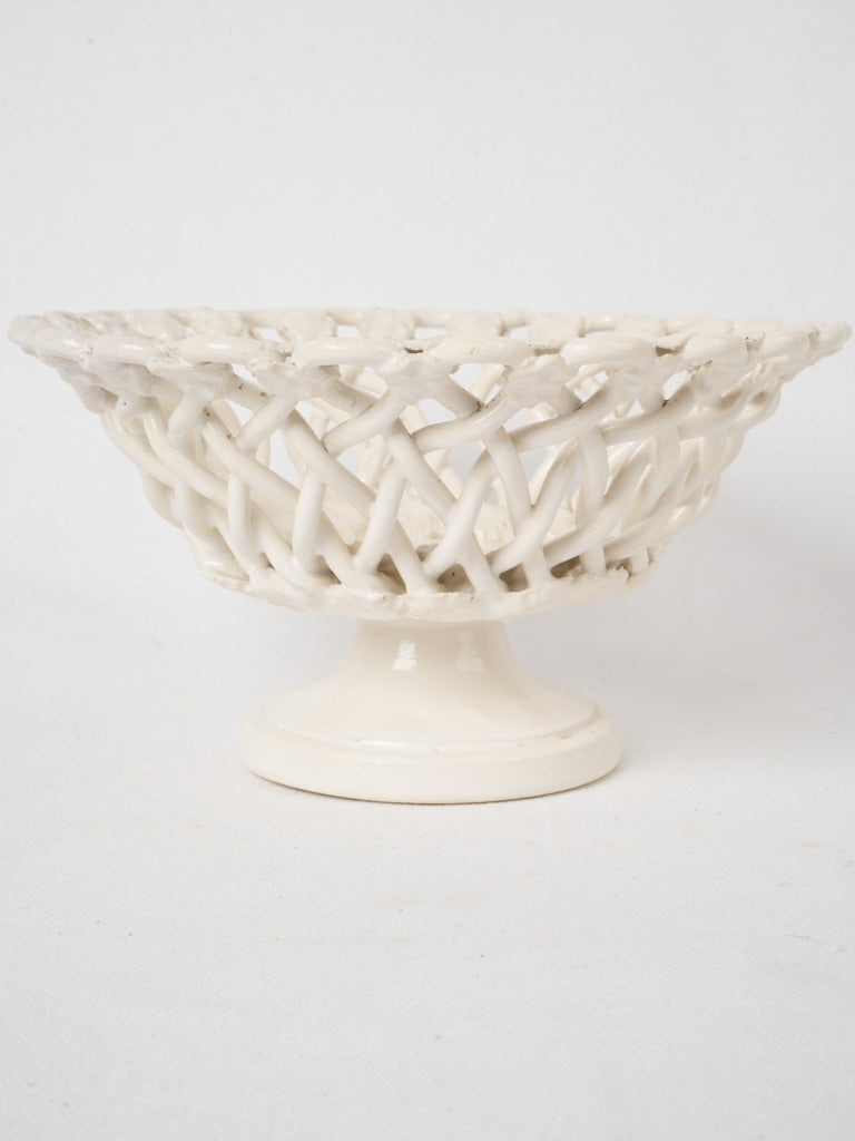 Exquisite early 20th-century white bowl