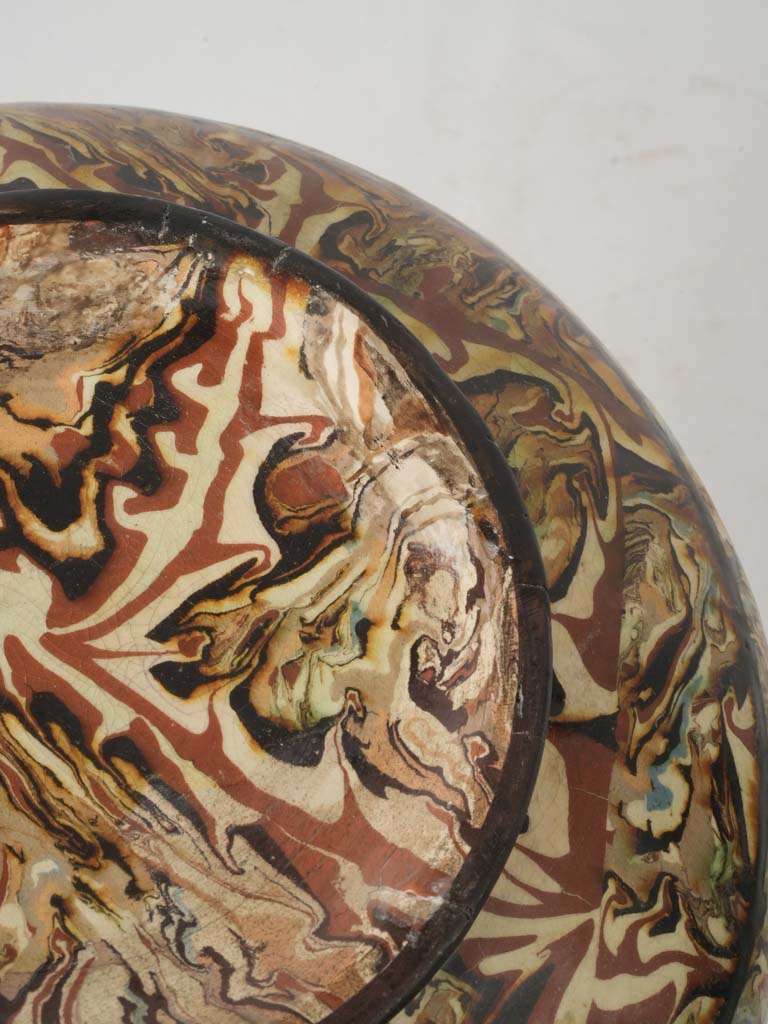 Intricate 1900s Marbled Vase